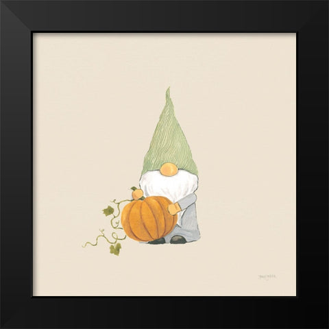 Harvest Gnomes I Neutral Black Modern Wood Framed Art Print by Jackson, Jenaya