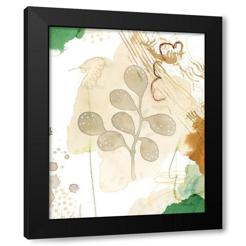 Nature Abstract I Detail Black Modern Wood Framed Art Print by Horn, Laura