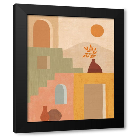 Simple Scenes II Black Modern Wood Framed Art Print by Charron, Veronique