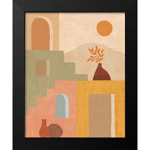 Simple Scenes II Black Modern Wood Framed Art Print by Charron, Veronique