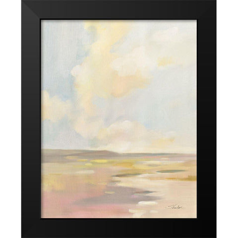 Light Cloud Black Modern Wood Framed Art Print by Vassileva, Silvia