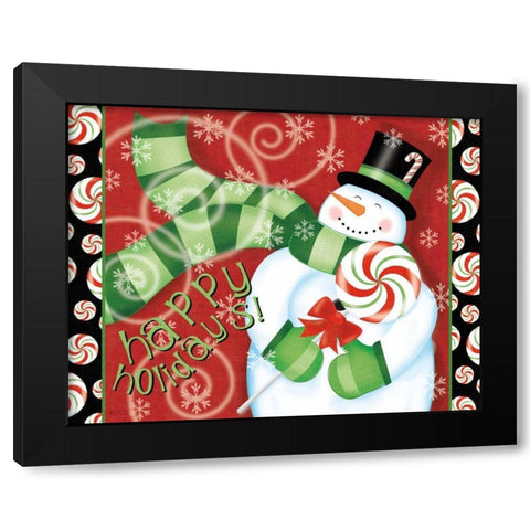 Sweet Holidays II Black Modern Wood Framed Art Print by Charron, Veronique