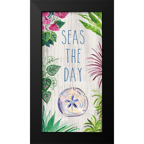 Tropical Home IX Black Modern Wood Framed Art Print by Zaman, Farida