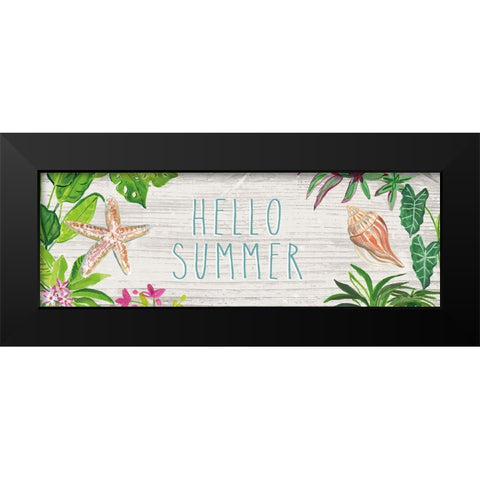 Tropical Home XI Black Modern Wood Framed Art Print by Zaman, Farida