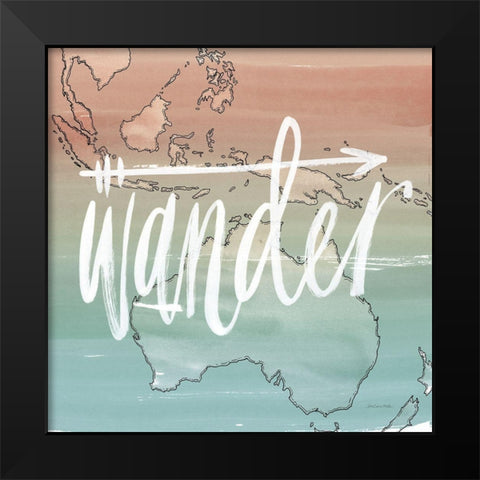 World Traveler I Neutral Black Modern Wood Framed Art Print by Miller, Sara Zieve