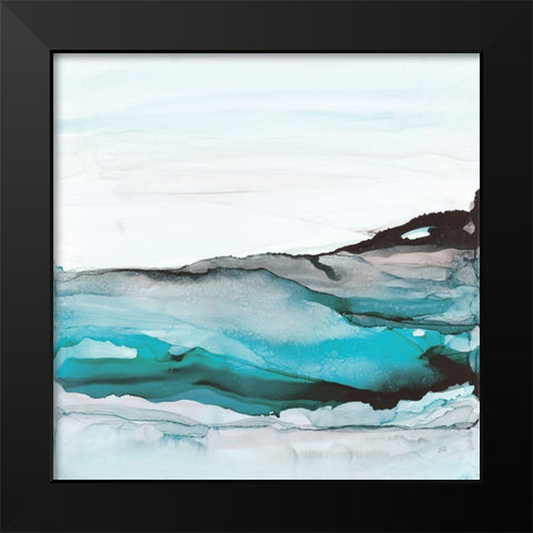 Aquascape I Black Modern Wood Framed Art Print by Paschke, Chris