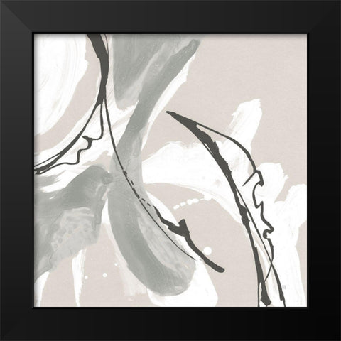 Touch of Gray VI Black Modern Wood Framed Art Print by Paschke, Chris