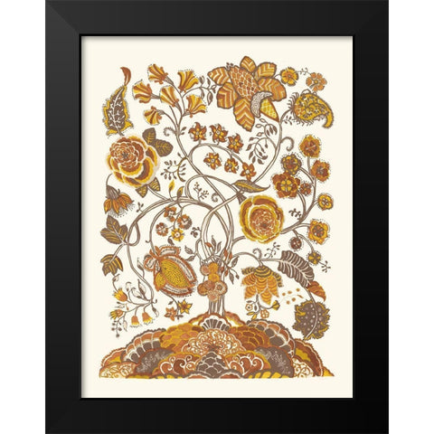 Authentic Bouquet Black Modern Wood Framed Art Print by Wild Apple Portfolio