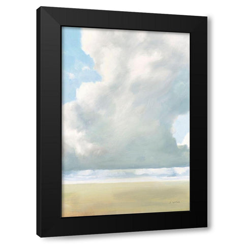 Cloudy Skies Black Modern Wood Framed Art Print with Double Matting by Wiens, James