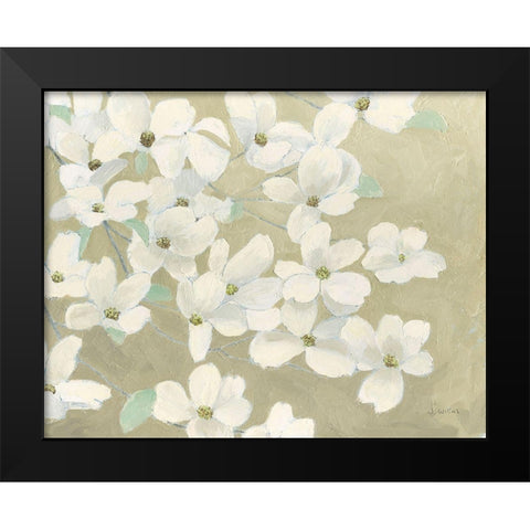 Dogwood Delight Black Modern Wood Framed Art Print by Wiens, James