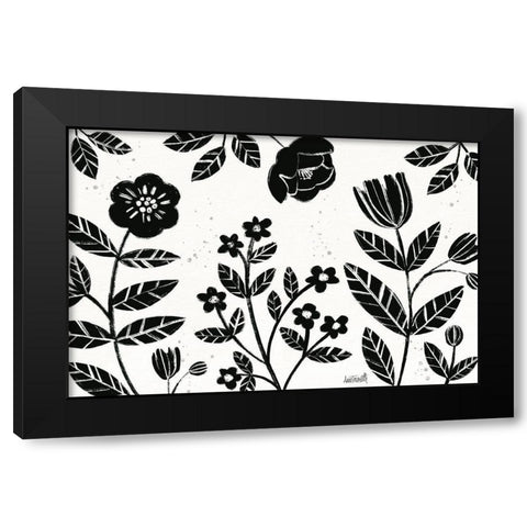 Bold Blooms I Black Modern Wood Framed Art Print with Double Matting by Tavoletti, Anne