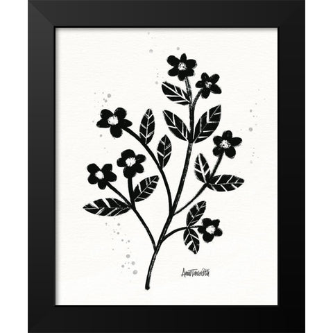 Bold Blooms III Black Modern Wood Framed Art Print by Tavoletti, Anne