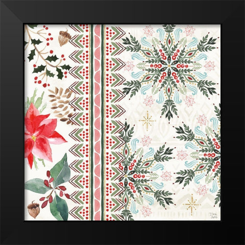 Winter Moment III Black Modern Wood Framed Art Print by June, Dina