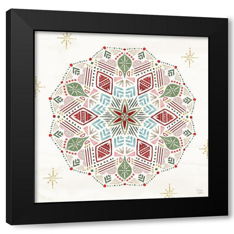 Winter Moment IX Black Modern Wood Framed Art Print by June, Dina