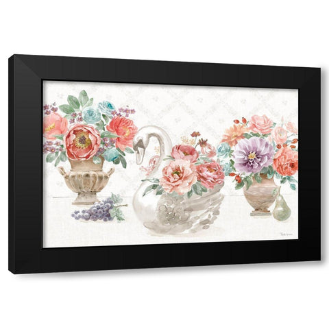 Timeless Romance I Black Modern Wood Framed Art Print by Grove, Beth