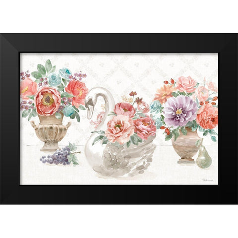 Timeless Romance I Black Modern Wood Framed Art Print by Grove, Beth