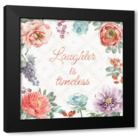 Timeless Romance IX Black Modern Wood Framed Art Print with Double Matting by Grove, Beth