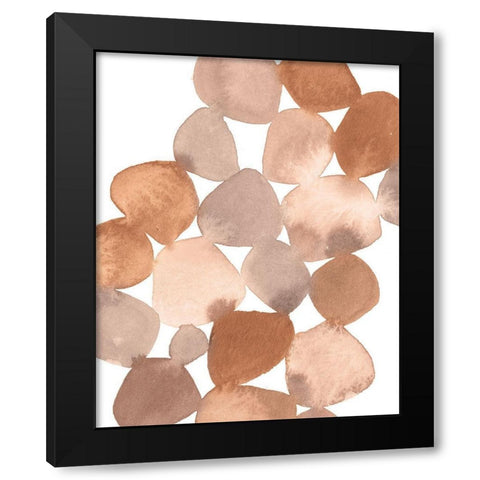 Boho Beautiful I Brown Black Modern Wood Framed Art Print by Hershey, Moira