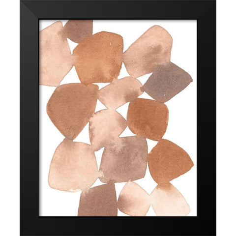 Boho Beautiful II Brown Black Modern Wood Framed Art Print by Hershey, Moira