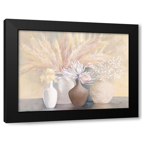 Gentle Still Life Black Modern Wood Framed Art Print with Double Matting by Purinton, Julia
