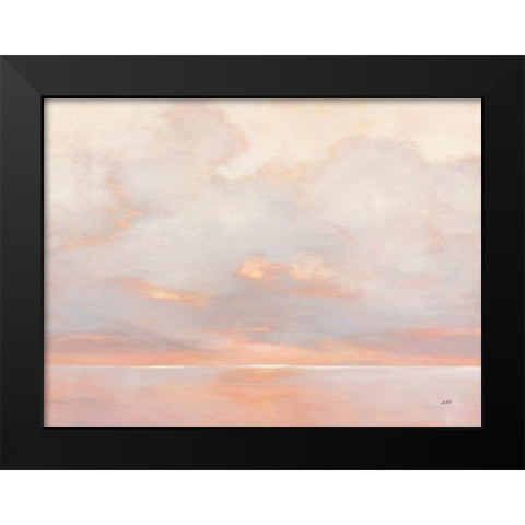 Glint on the Horizon Black Modern Wood Framed Art Print by Purinton, Julia