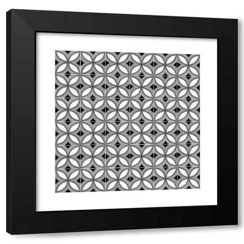Talavera III Black Modern Wood Framed Art Print by Green, Nancy