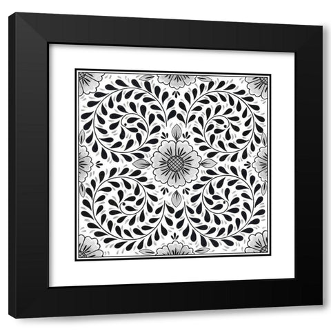 Talavera IV Black Modern Wood Framed Art Print by Green, Nancy