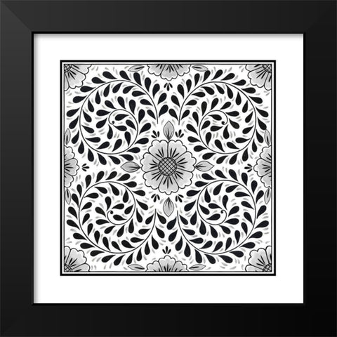 Talavera IV Black Modern Wood Framed Art Print by Green, Nancy