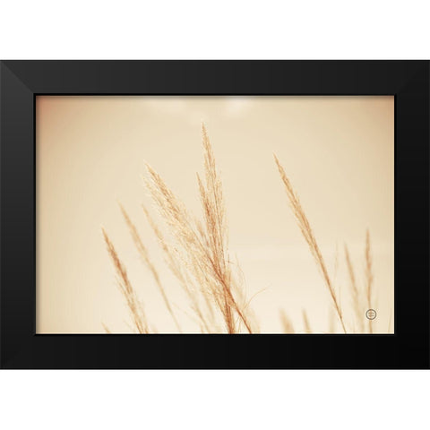 Summer Fields Black Modern Wood Framed Art Print by Larson, Nathan