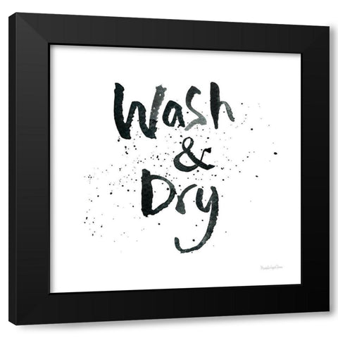 Laundry Day I Black Modern Wood Framed Art Print by Charro, Mercedes Lopez