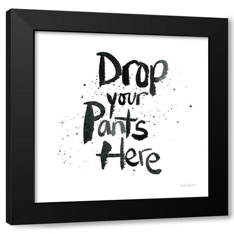 Laundry Day IV Black Modern Wood Framed Art Print by Charro, Mercedes Lopez