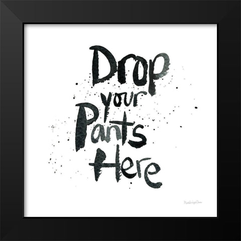 Laundry Day IV Black Modern Wood Framed Art Print by Charro, Mercedes Lopez