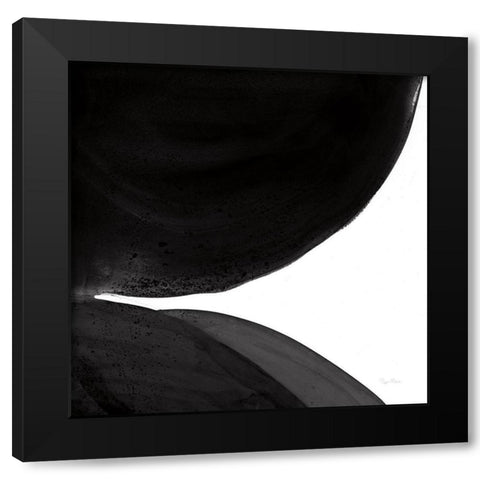 Black and White Pools II Black Modern Wood Framed Art Print by Rhue, Piper