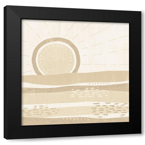 Sweet Summer VI Neutral Black Modern Wood Framed Art Print with Double Matting by Charron, Veronique