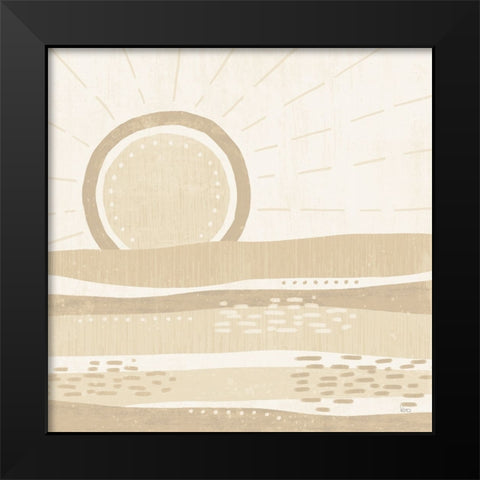 Sweet Summer VI Neutral Black Modern Wood Framed Art Print by Charron, Veronique