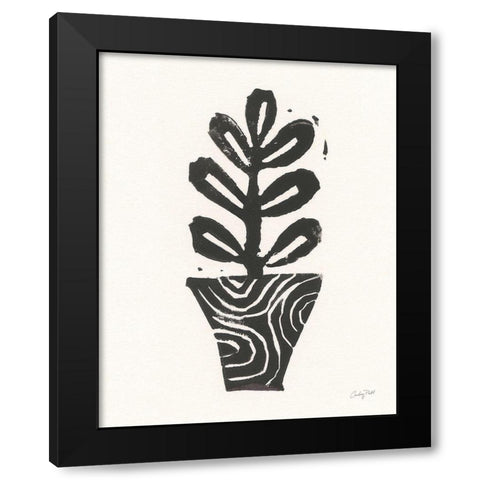 Planted VII Black Modern Wood Framed Art Print with Double Matting by Prahl, Courtney