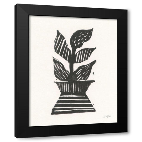 Planted IX Black Modern Wood Framed Art Print with Double Matting by Prahl, Courtney