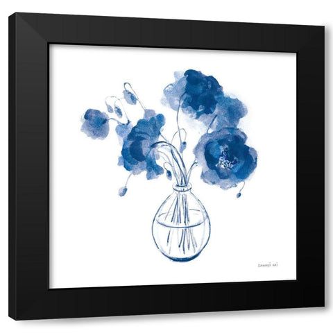 Garden Cuttings II Black Modern Wood Framed Art Print with Double Matting by Nai, Danhui