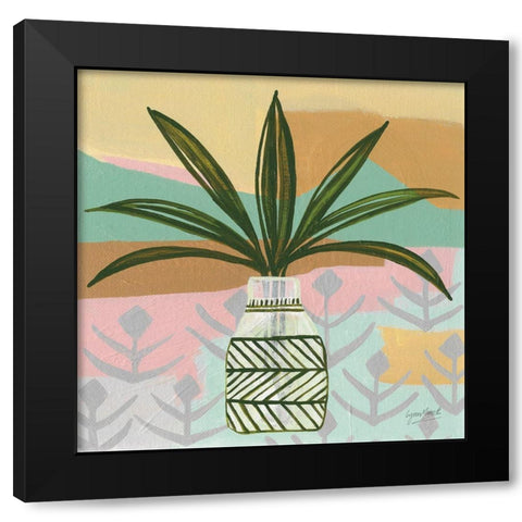 Delight Black Modern Wood Framed Art Print by Mack, Lynn
