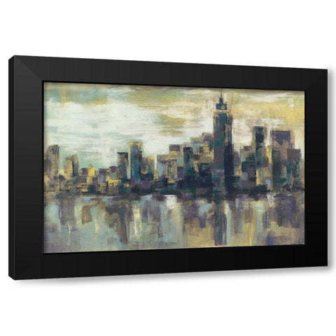 A Colorful Day in Manhattan Black Modern Wood Framed Art Print by Vassileva, Silvia