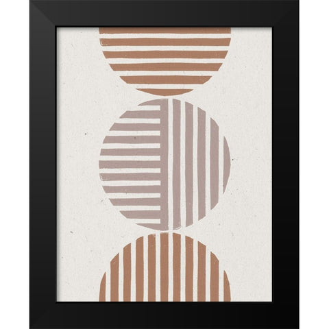 Progression I Black Modern Wood Framed Art Print by Hershey, Moira