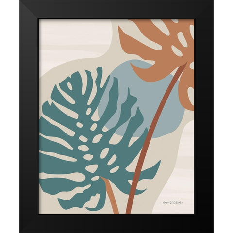 Local Traveler Monstera Light Black Modern Wood Framed Art Print by Gallagher, Megan