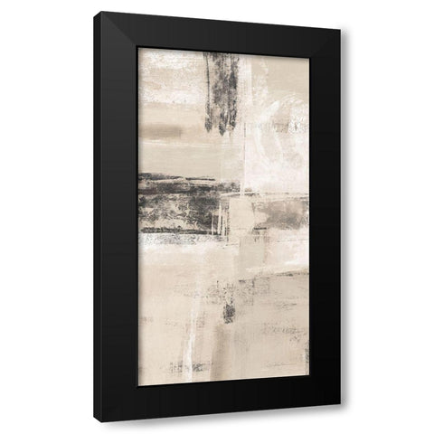 Neutral Shades II Black Modern Wood Framed Art Print by Vassileva, Silvia