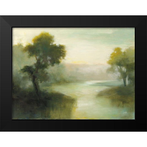 Reflected Sky Black Modern Wood Framed Art Print by Purinton, Julia