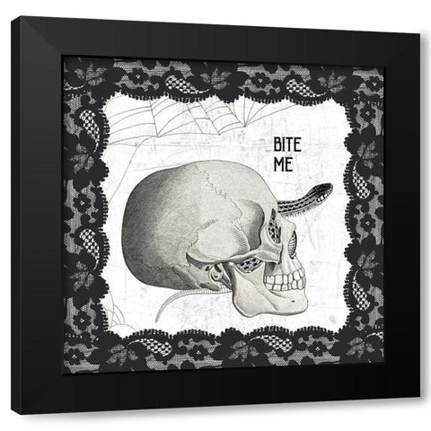 Arsenic and Anatomy V Black Modern Wood Framed Art Print with Double Matting by Schlabach, Sue