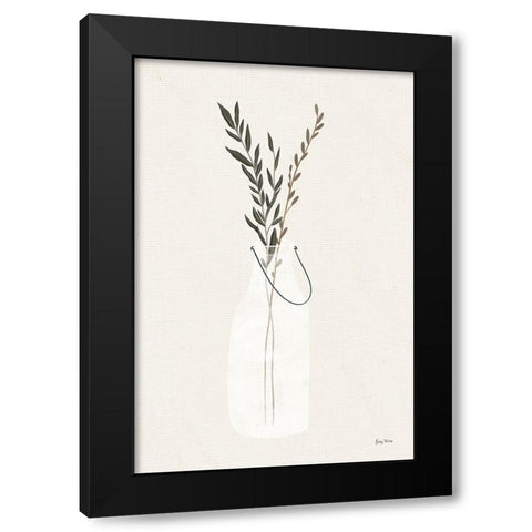 Natural Vessels II Linen Black Modern Wood Framed Art Print with Double Matting by Thorns, Becky