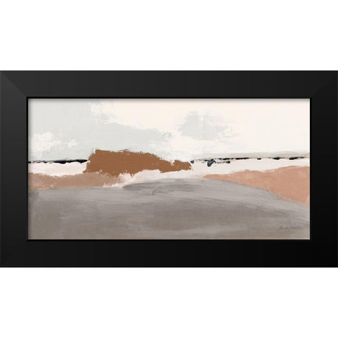 Modern Cashmere Black Modern Wood Framed Art Print by Munger, Pamela