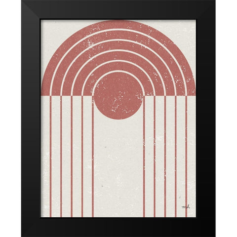Terracotta Gate I Black Modern Wood Framed Art Print by Hershey, Moira