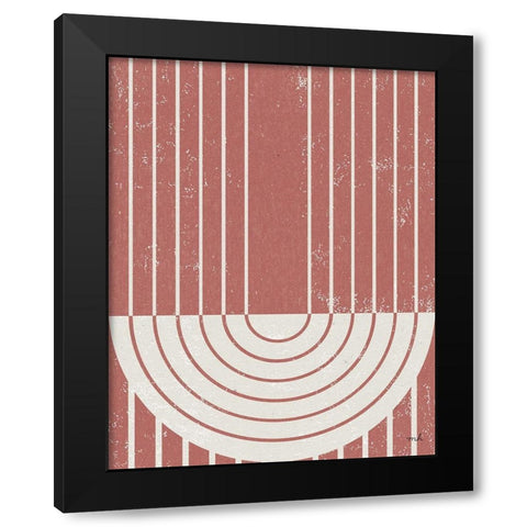 Terracotta Gate II Black Modern Wood Framed Art Print with Double Matting by Hershey, Moira