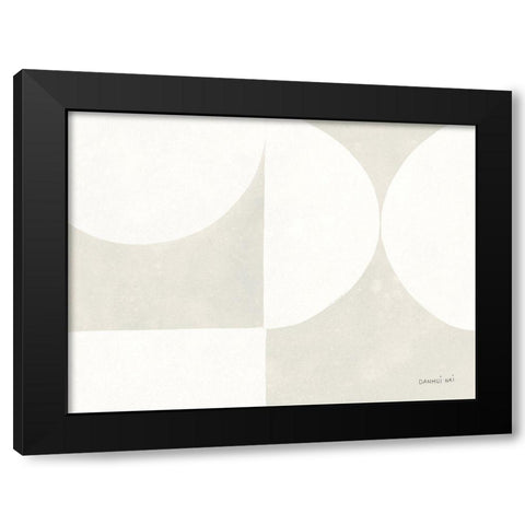 Strand VI Black Modern Wood Framed Art Print by Nai, Danhui